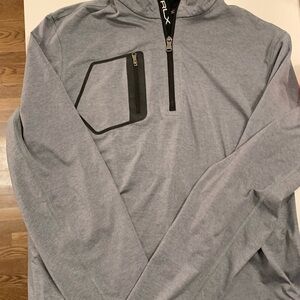 RLX Gray Quarter-Zip Pullover